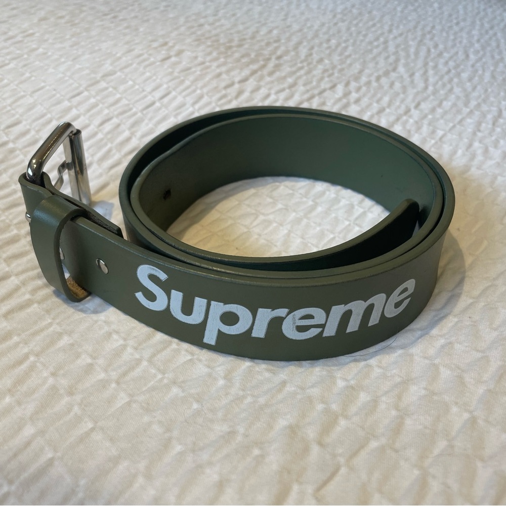 Supreme belt olive S/M